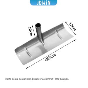 JDWin Professional Iron Livestock Manure Scraper Shovel Multifunctional Shovel Head for Farm and Garden