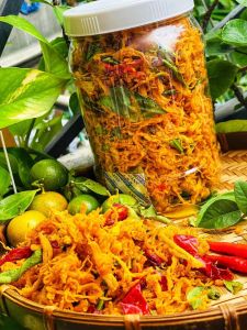 500gr. KHÔ GÀ LÁ CHANH HOMEMADE. Hàng làm nhà từng công đoạn rất công phu. an toàn an tâm sử dụng