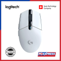 LOGITECH G304 WHITE LIGHTSPEED WIRELESS GAMING MOUSE. 