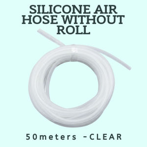 Silicone Air Hose 50/100/200Meters Clear Transparent Aquarium Fish Tank Accessory For Air Pump