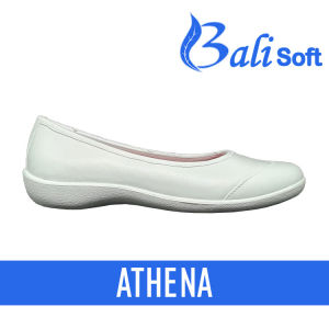 Balisoft Ladies Durable Comfortable Waterproof PVC Shoes - Athena (White)