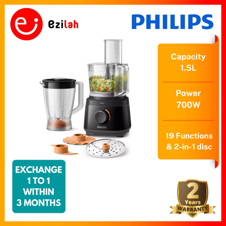 Philips HR7320 700W Daily Collection Compact Food Processor Lazada