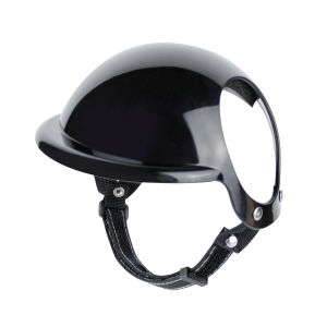 HamshMoc Motorcycle Dog Helmet Multi-sport Sunproof Dog Hard Hat Rainproof with Adjustable Belt Ear Holes for Small Medium Large Dogs