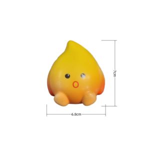 Tinh Thần Lửa dễ thương Đồ chơi Squishy PU mềm căng thẳng Relief Đàn hồi Chậm niềm vui để thư giãn và tăng cường tâm trạng