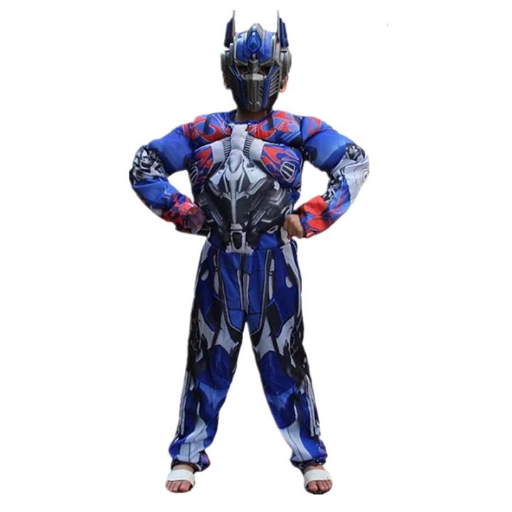 Kids Optimus Prime Costume Superhero Transformers Jumpsuit Suit ...