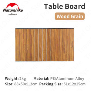 Naturehike Foldable Trolley Upgraded Portable Lightweight Multifunctional Carrying Light Trolley Carry Camping Outdoor Push Cart With Break And Optional Tabletop Add-on Collapsible Folding Camp 4 Wheel Utility Luggage Wagon Carrier Nature Hike