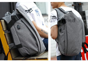 OZUKO 2020 Stylish Backpack for Men 17.3 inch Waterproof Laptop Backpack with USB Charging Port College Bag Student Daypack Large Capacity Laptop Bag