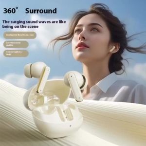 TZUZL Wireless Earphone ENC Noise Cancelling Bluetooth5.3 Headphone TWS Touch Control InEar Headset