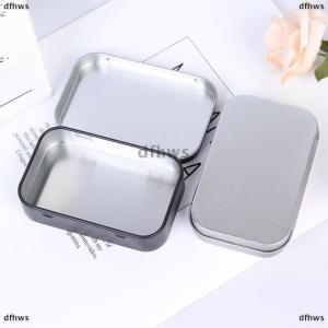 [COD] dfhws Survival Kit Tin Small Empty Metal Tin Flip Storage Box Case Organizer For Money Candy Key