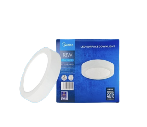 MIDEA M1 LED SURFACE DOWNLIGHT ROUND AND SQUARE 18W/24W 3 COLOUR LED LIGHT