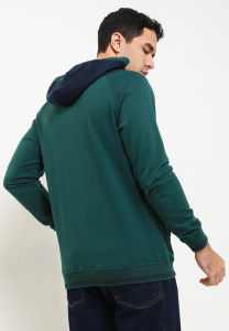 Sweater Pullover Hoodie Two Tone - CB090J | Cressida The Next Level