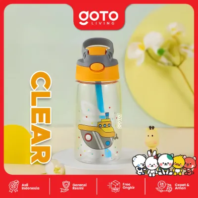 Goto Lilo Botol Minum Anak Sedotan Lucu Karakter Bottle Tumblr Air