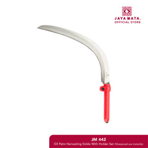 Jaya Mata Oil Palm Harvesting Sickle with Holder Set (Sharpened-Use Instantly) JM442
