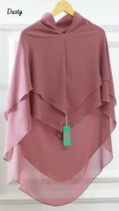 Raisa Hijab Kerudung Instan Khimar Zahra Bahan Seruty Premium