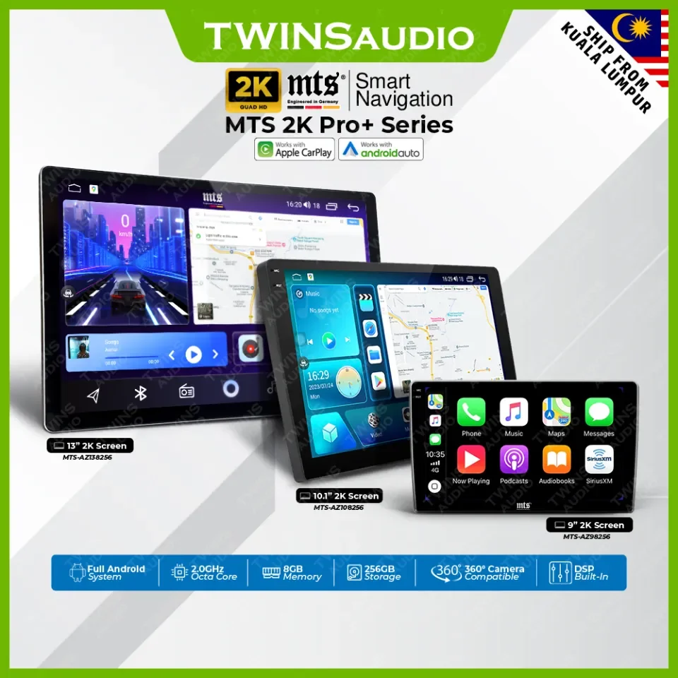 MTS 2K Pro+ Series Android Player 13” / 10.1” / 9” DSP GPS Apple CarPlay  Android Auto | Lazada