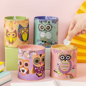 Cartoon Owl Piggy Bank Children Cute Doll Coin Bank