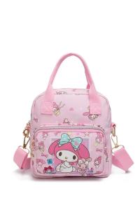 Tas Selempang Anak Perempuan Sanrio Import Tas Bahu Anak Karakter Kuromi Cinnamoroll My Melody