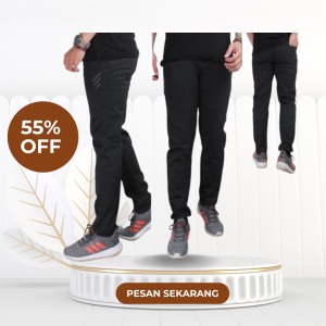 CELANA JOGGER BABY TERRY THREE LINES PREMIUM-667