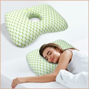 หมอนรองหู แบบพกพา ช่วยให้นอนหลับ หมอนนอนหลับ ร้านเสริมสวย เอกลักษณ์ บรรเทาอาการไม่สบายหู อ่อนนุ่ม