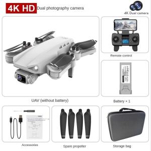 GT3Djl Mini Drone with 8K HD Dual Camera Obstacle Avoidance WiFi Remote Control Smart Return Home GPS Navigation