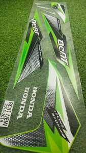 Striping Lis Beat New 2016 Sampai 2019 Bahan Polet Sticker Bening