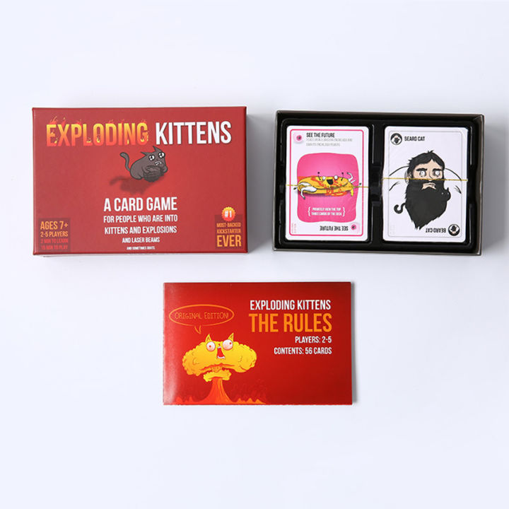 Exploding Kittens Original Versions Card Game - A Card Game about ...