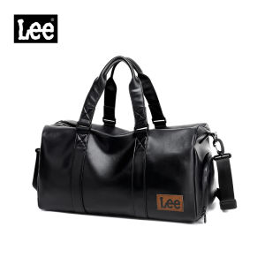 LEE Fitness Bag Woman 32L Large Capacity Waterproof Fabric Large Capacity Travel Luggage Bag Crossbody Fashionable Weekender Bag Men For Sport Short Trip