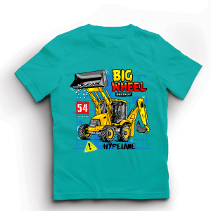 Baju Kaos Distro Anak Laki Laki Karakter Excavator Keren Import Usia 1 - 10 Tahun - Hypelane - DTF