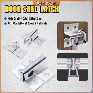 BeeFarm Steel Hasp Staple Gate Door Shed Latch Lock Safety Lock Metal Padlock Staple Hasp 1Pc