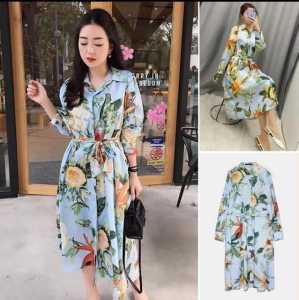 Dress Atasan Wanita Motif Bunga