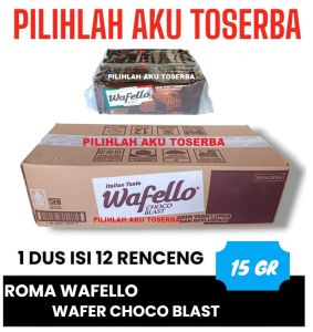 Roma Wafello Choco Bst RENCENG - ( HARGA 1 DUS ISI 12 RENCENG )