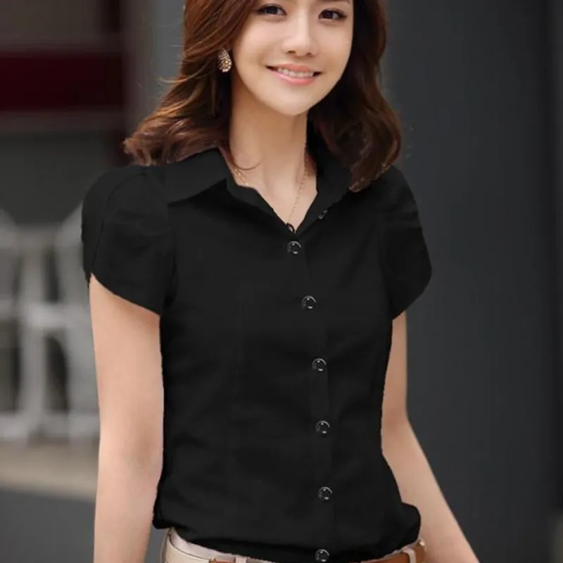 Slim Fit Party Wear Shirts For Womens Women Summer Formal Shirts
