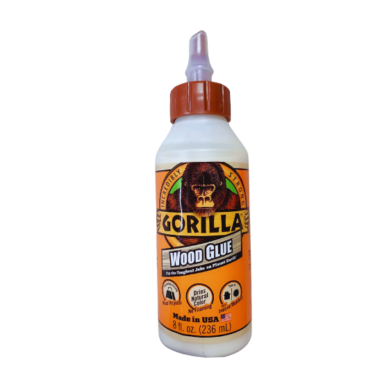 Gorilla Wood Glue 8 Ounce Bottle Natural Wood Color 8 fl oz / 236 ml