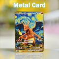 10000HP Pokemon Card Metal Pokémon Letters Charizard Vmax Pikachu