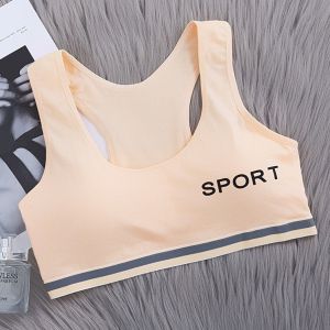 เสื้อชั้นในเด็กผู้หญิง (A003) เสื้อในเด็ก แบบสปอร์ต แบบสวม (มีฟองน้ำ) ผ้าเนื้อดี นิ่มมาก ใส่สบาย