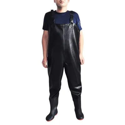 JH Sailor jumpsuit Waterproof Fishing Pants With Boots Overalls Chest Waders Wading Boots