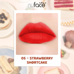 Nuface Dessert Glossy Lip Mousse Tahan Lama 4.5g - Warna Coral/Matte Aroma Orange