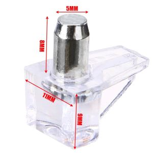200pcs Supports Pins Shelf Holder Pins/Cabinet Shelf Supports Pins/Clear Plastic Support