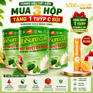 Tạp hóa y tếBrain Tonic bổ não SobiSure Gold hộp900g sữa bổ não