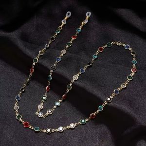 Fashion Eyeglass Chain Women Sunglasses Glasses Hanging Chain Anti Loss Colored Face Mask Chain