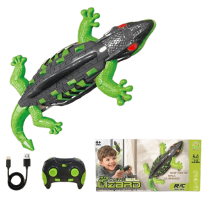 NEXTYOO Remote Control Wall Climbing Lizard RC Toy Rechargeable Electric Gecko RC Toy  Realistic Climber Gecko Robot Toy For Kids