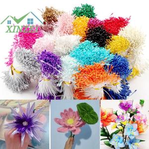 ❤💖💓 เกสรดอกไม้ขนาดเล็ก400ชิ้นเกสรตัวเมียไข่มุกเทียมสองหัวงานประดิษฐ์ดอกไม้แบบทำมือสำหรับตกแต่งงานแต่งงานงานปักสมุดภาพ