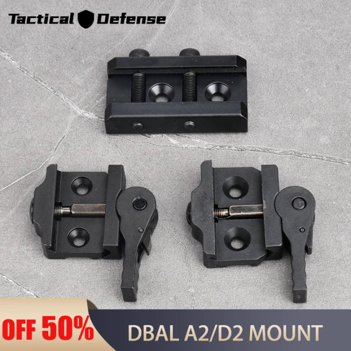 Tactical Full Metal & Plastic DBAL-A2 D2 Picatinny Mount QD Base Quick ...