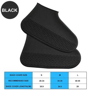 Portable Silicone Rain Shoes. Pocket Rain Boots. Wear-resistant Rubber Shoe Covers. Reusable Waterproof and Anti-slip.