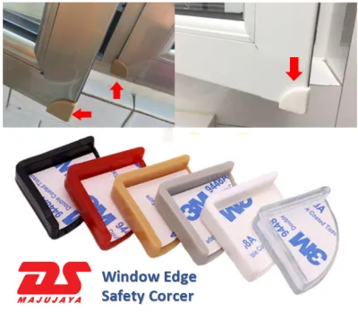 Aluminium Window Safety Corner Soft Rubber Children Protector Window Sharp Edge Cover Cap
