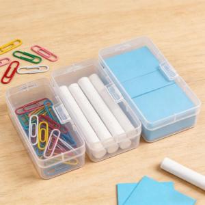 3 Size Plastic Organizer Box Transparent PP Material for Jewelry Beads Small Objects Home Storage Use