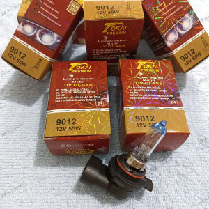 Bola Lampu Depan Tokai HIR2 9012 (12v 55w) - Bohlam Utama cocok untuk Mobilio/Jazz/Brio/Yaris