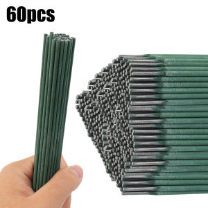 New 100Pcs High Strength Durable Carbon Steel Green Skin Welding Rod AC/DC Dual-purpose Welding Stick Stable Low Melting Point Welding Accessories