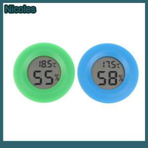 [Nicoles] -เครื่องวัดอุณหภูมิดิจิตอล LCD ขนาดเล็ก50 + 70 °C เครื่องวัดความชื้นในตู้เย็นเครื่องทดสอบอุณหภูมิเครื่องทดสอบเซ็นเซอร์เครื่องตรวจจับความชื้น