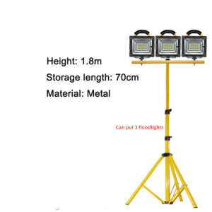 1200W Super Bright Flood Light Spot Light LED Rechargeable Portable Emergency Light With Remote Outdoor Work Light Camping Tent Light Fishing Construction Blackout Lamp Market Light Street Lamp Landscape Lighting